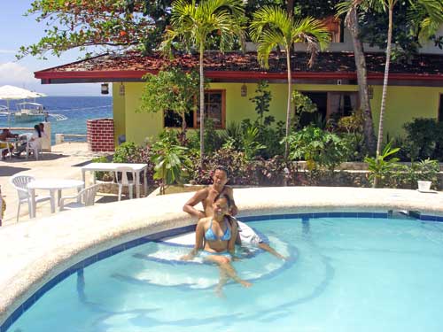 cabana swimming pool moalboal cebu
